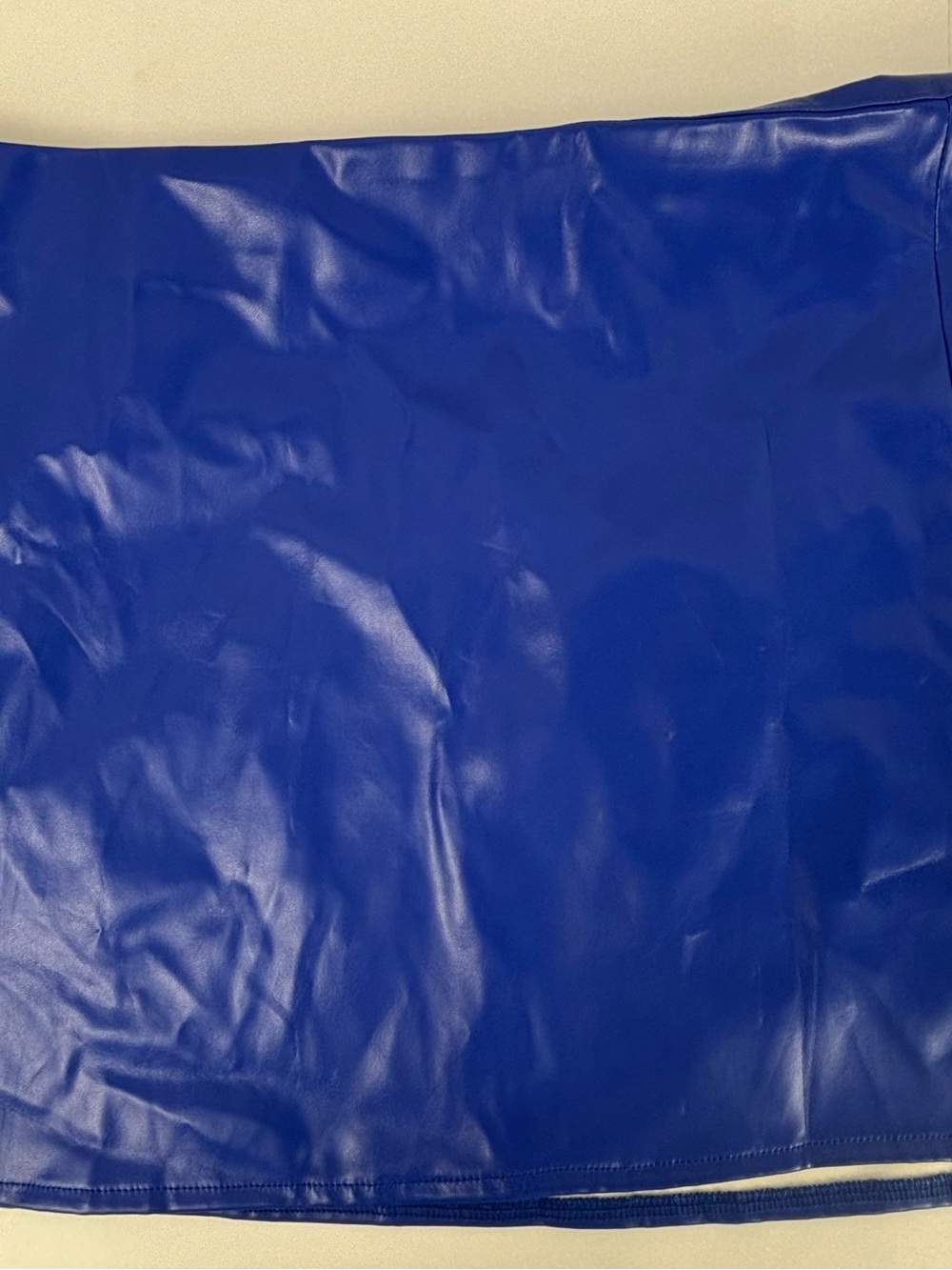 PacSun Electric Blue Vinyl Skirt